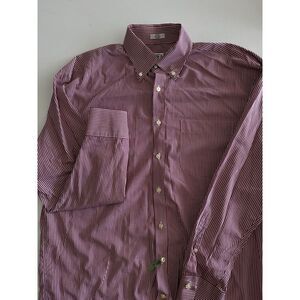 Peter Millar‎ Long Sleeve Plaid Red White  Men's Size Medium